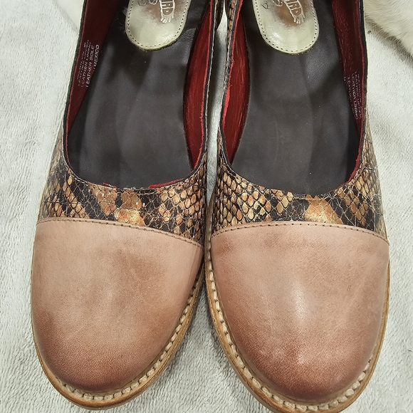 Freebird Pink Multi Snake Marilyn Size 9 With Box & Dustcover - Picture 6 of 14